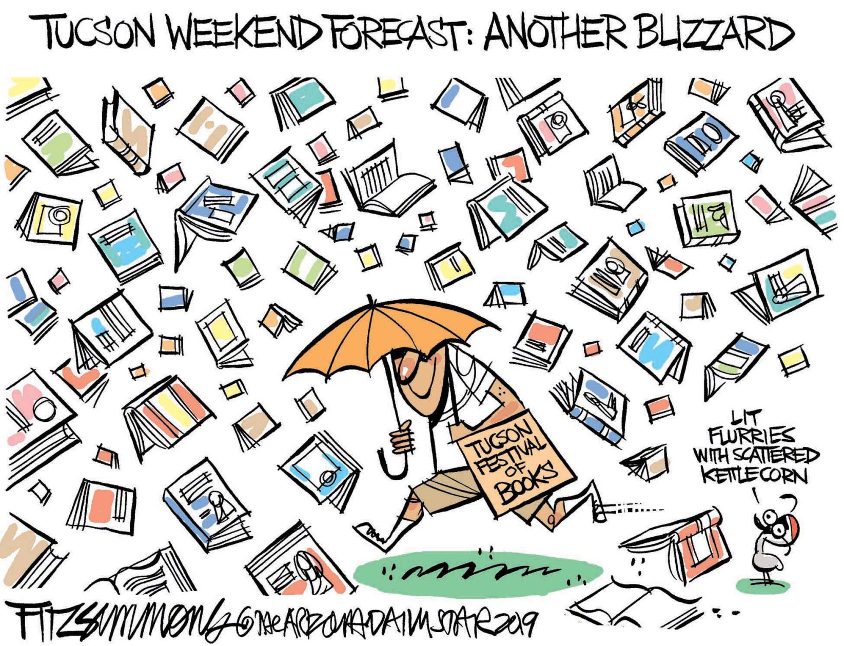Daily Fitz Cartoon: Book festival
